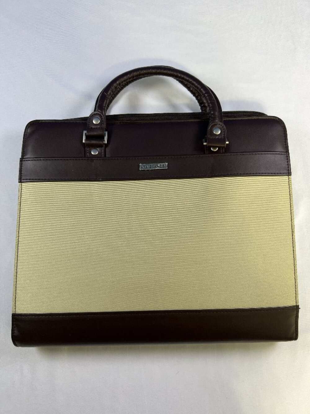 Vintage 1990s AT-A-GLANCE Day Runner portfolio briefcase planner organizer.